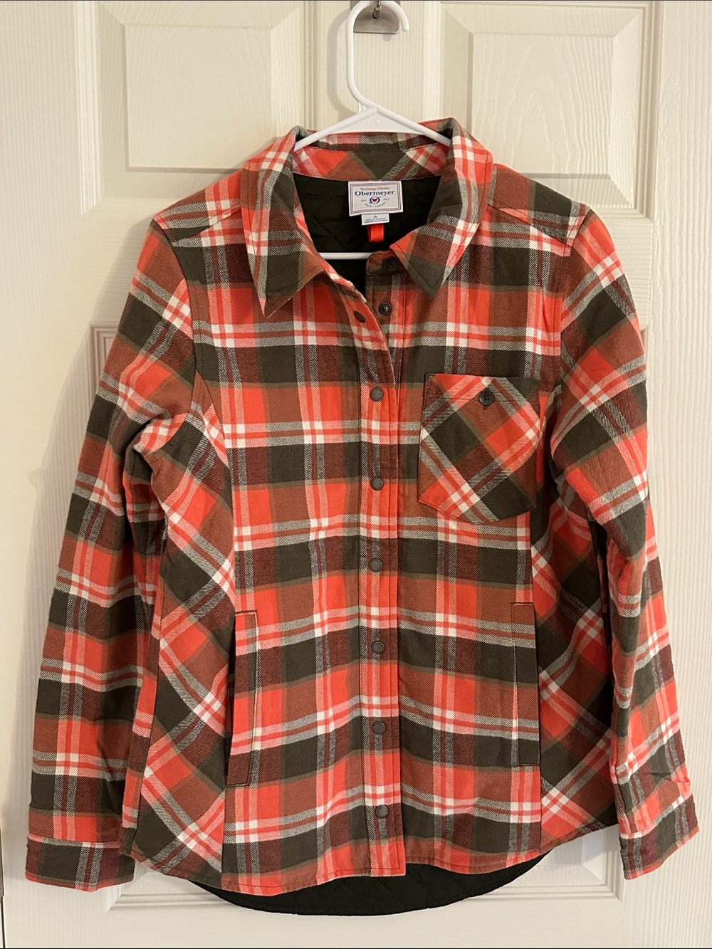Obermeyer Womens Avery Flannel Quilted Jacket NWOT